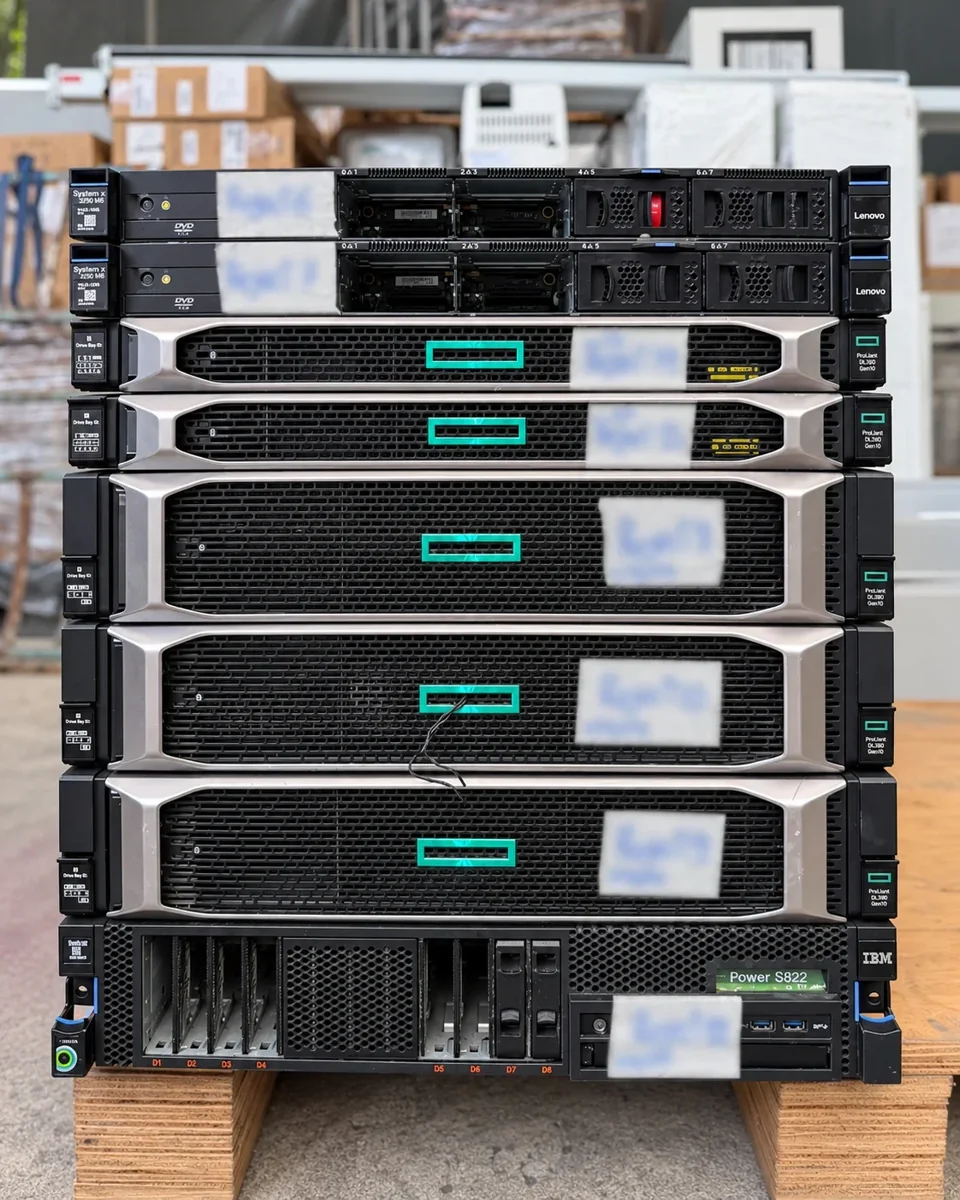 ภาพอุปกรณ์ Server ยกล็อตของ KPP